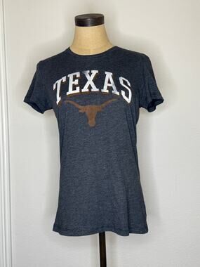 UT University of Texas Jones & Mitchell Gray T-Shirt Tee Top Shirt Women L